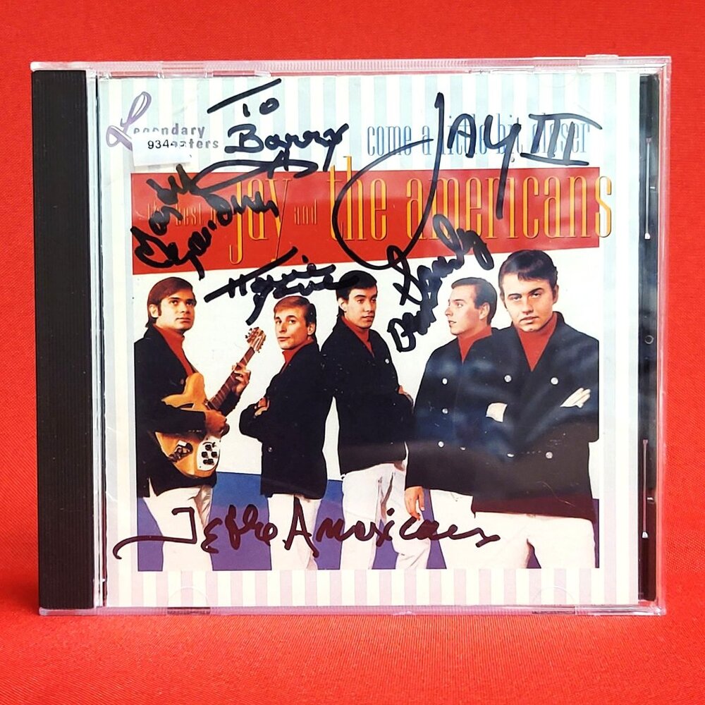The Best of Jay and the Americans Come A little Bit Closer CD Signed 1990